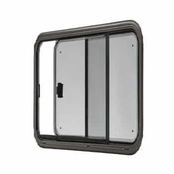 Schuifraam Caravan 450x500mm Polyplastic Duoplissé - rechts, Caravans en Kamperen, Overige Caravans en Kamperen, Nieuw, Ophalen of Verzenden