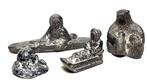 Set sculpturen door Edmund Wolf Jr. stenen impressies -