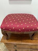 Voetbankje - Walnoot - voetensteun vintage