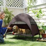 TRUUSK Hondenligstoel Outdoor Met Dak, Verhoogd Hondenbed Vo, Verzenden, Nieuw