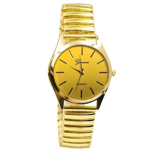 Fako® - Horloge - Rekband - Geneva - Ø 31mm - Goudkleurig, Sieraden, Tassen en Uiterlijk, Horloges | Dames, Verzenden