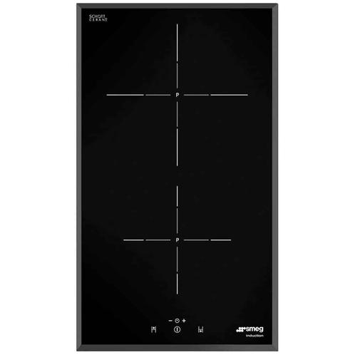 €499 Smeg Universal SI5322B kookplaat Zwart Ingebouwd 30 c, Witgoed en Apparatuur, Kookplaten, Ophalen of Verzenden