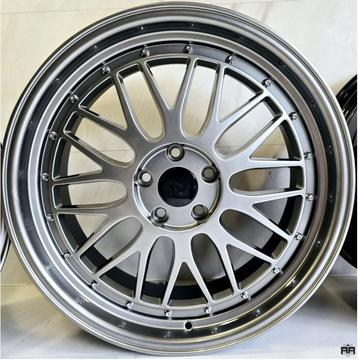 19 inch 5x112 JF Luxury BD Series 2300 Hyper Black BBS look beschikbaar voor biedingen