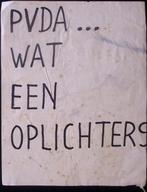 PvdA wat een oplichters op poster (lijst optie, Posters), Verzamelen, Posters, Verzenden, Nieuw, Overige onderwerpen, Met lijst
