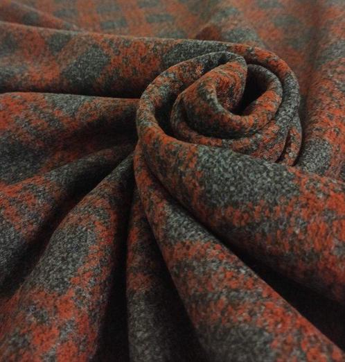 630 x 170 cm - Elegante scozzese italiano in pura lana -, Antiek en Kunst, Antiek | Kleden en Textiel