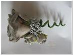 Corsage Roos Taupe CEM17 Maatwerk corsage, Hobby en Vrije tijd, Knutselen, Ophalen of Verzenden, Nieuw