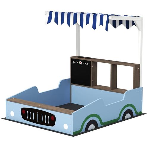 TRUUSK AIYAPLAY Zandbak Met Dak, 90 X 108 Cm Houten Zandbak, Kinderen en Baby's, Speelgoed | Buiten | Zandbakken, Nieuw, Verzenden