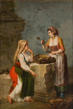 Scuola lombarda (XVIII) - Contadinelle che discutono tra