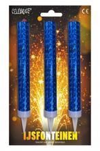 Ijsfonteinen blauw (3st), Ophalen of Verzenden, Nieuw