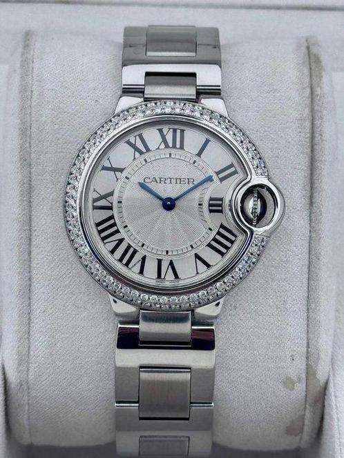 Cartier - Ballon Bleu Lady Daimond - - 3653 - Dames - 2020+, Sieraden, Tassen en Uiterlijk, Horloges | Heren