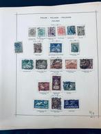 Wereld - Collectie Polen / CSSR op oude albumbladen, Postzegels en Munten, Gestempeld