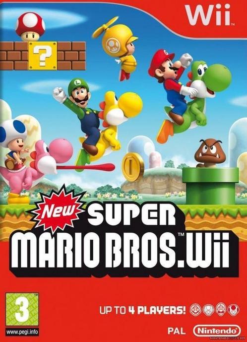 New Super Mario Bros Wii - Nintendo Wii (Wii Games), Spelcomputers en Games, Games | Nintendo Wii, Nieuw, Verzenden