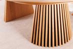 Uitschuifbare eettafel VALHALLA WOOD 120-160-200cm naturel, Huis en Inrichting, Ophalen of Verzenden, Nieuw