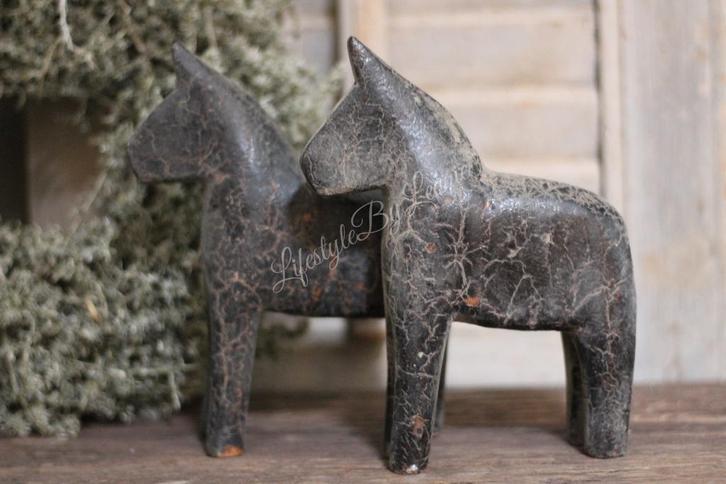 Houten paardje grijsbruin - maat S, Huis en Inrichting, Woonaccessoires | Overige, Nieuw, Ophalen of Verzenden