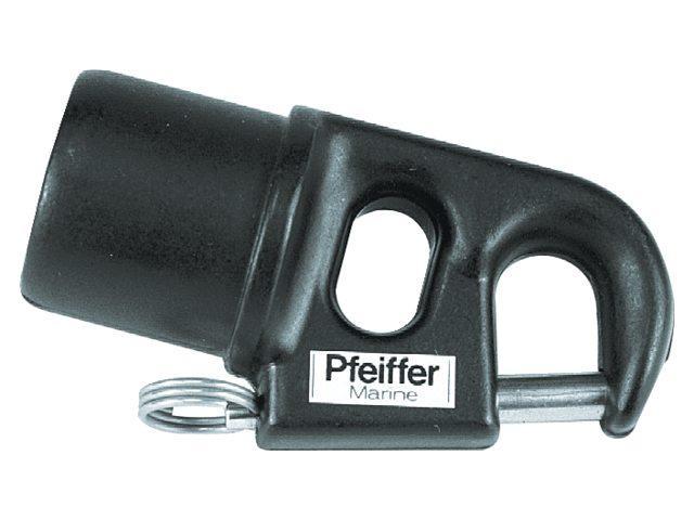 Pfeiffer Spinnakerboomkop voor buis met inwendig 36 mm, Watersport en Boten, Bootonderdelen, Ophalen of Verzenden