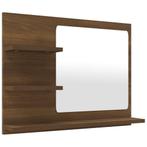 Spiegelkast Bruin Eiken - OP=OP - Ruimtebesparend, Huis en Inrichting, Badkamer | Badkamermeubels, Spiegelkast, Nieuw, Minder dan 25 cm