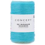 Katia Concept 50 Mohair Shades - 27 waterblauw - Mohair Ga, Ophalen of Verzenden, Nieuw