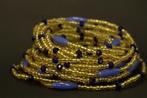 Waist Beads / Afrikaanse Heupketting - AMADIN - Blauw  (elas, Sieraden, Tassen en Uiterlijk, Kettingen, Ophalen of Verzenden, Nieuw