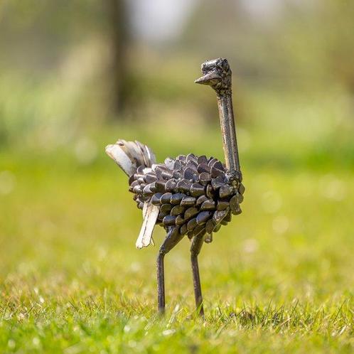 sculptuur, Flamingo - 650 mm - Metaal - 2022, Antiek en Kunst, Curiosa en Brocante