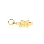 Gouden davidster hanger (Schild van David, kettinghanger), Ophalen of Verzenden, Gebruikt, Goud, Overige merken
