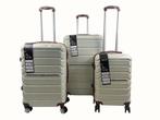 Libiao A07  Kofferset 3 Delig - 85l &  50l & 30l - Wit, Sieraden, Tassen en Uiterlijk, Koffers, Nieuw, Ophalen of Verzenden