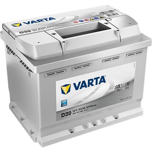 Varta Silver Dynamic D39 accu | 563 401 061 | 12V 63Ah, Auto-onderdelen, Accu's en Toebehoren, Ophalen of Verzenden