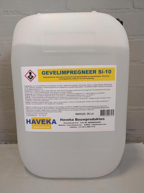 Gevelimpregneer Si-10 can á 20 Ltr, Doe-het-zelf en Verbouw, Overige Doe-het-zelf en Verbouw, Nieuw, Ophalen of Verzenden