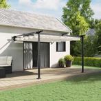 vidaXL Wandgemonteerde Pergola Crème Staal, Verzenden, Nieuw