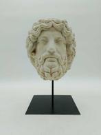 sculptuur, Testa di Zeus - 32 cm - marmeren stof, Antiek en Kunst