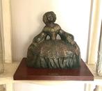 E. Iparraguirre - Beeld, Menina - 30 cm - Bronslook, Antiek en Kunst