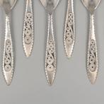 Filigrein - Koffielepel (6) - .800 zilver, Antiek en Kunst