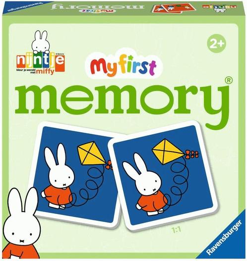 Nijntje - Memory | Ravensburger - Kinderspellen, Hobby en Vrije tijd, Gezelschapsspellen | Kaartspellen, Nieuw, Verzenden