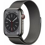 Apple Watch Series 5 44mm | RVS Zilver | LTE | Milanese band, Ophalen of Verzenden, Zo goed als nieuw