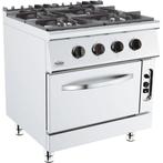 Base 700 Gasfornuis | 4 Branders 4x 6.5kW | Met Gas Oven 6kW, Verzenden, Nieuw in verpakking