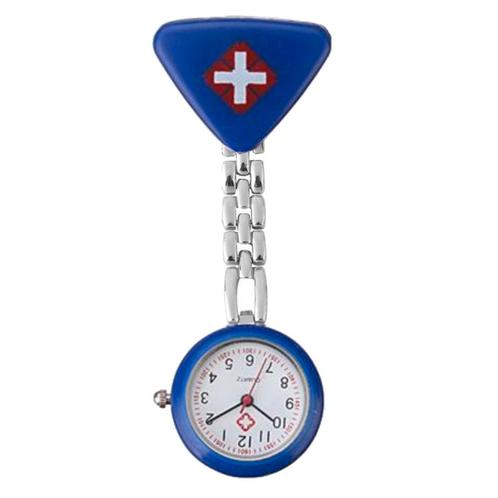 Fako® - Verpleegstershorloge - Driehoek - Donkerblauw, Sieraden, Tassen en Uiterlijk, Horloges | Dames, Verzenden
