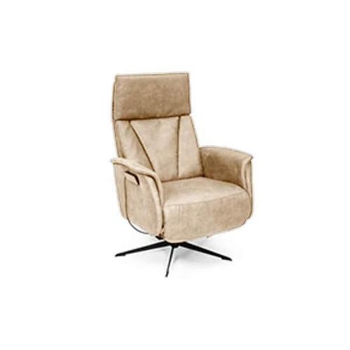 Relaxfauteuil Elst - relaxfauteuils - Beige, Huis en Inrichting, Stoelen, Nieuw, Stof