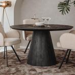 *WOONWINKEL* Tower Living Premana Houten Eettafel Rond 130 C, Huis en Inrichting, Tafels | Eettafels, Verzenden, Nieuw