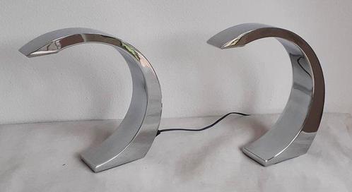 Alinea - Tafellamp - Half Moon - Verchoomd staal - Twee, Antiek en Kunst, Kunst | Designobjecten
