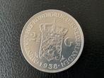 Nederland. Wilhelmina. 2 1/2 Gulden 1938 (Zonder