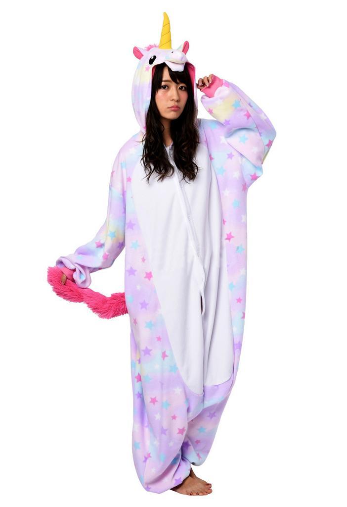Onesie Sterren Eenhoorn Pak 128-134 Eenhoornpak Unicorn Kost, Kinderen en Baby's, Carnavalskleding en Verkleedspullen, Meisje