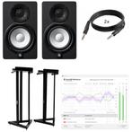 Yamaha HS5 (2x) + statieven + monitorkalibratie + kabels, Verzenden, Nieuw