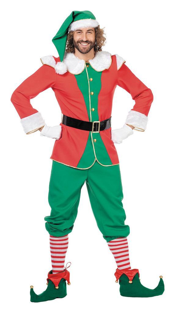 Kerstelf Kostuum Heren, Kleding | Heren, Carnavalskleding en Feestkleding, Nieuw, Verzenden