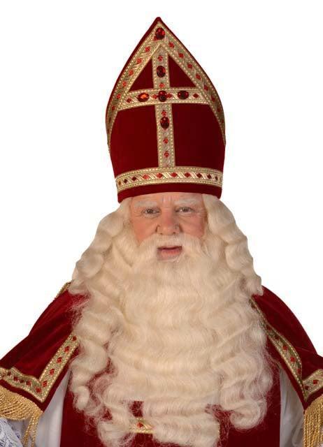 Kokermijter fluweel wijnrood, Diversen, Sinterklaas, Verzenden