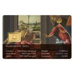 Tsjaad. 3000 Francs CFA 1/1000 Oz, Sandro Botticelli