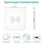 NIEUW: Draadloze oplader pad 10W - Wit - Wireless Charger, Ophalen of Verzenden, Nieuw