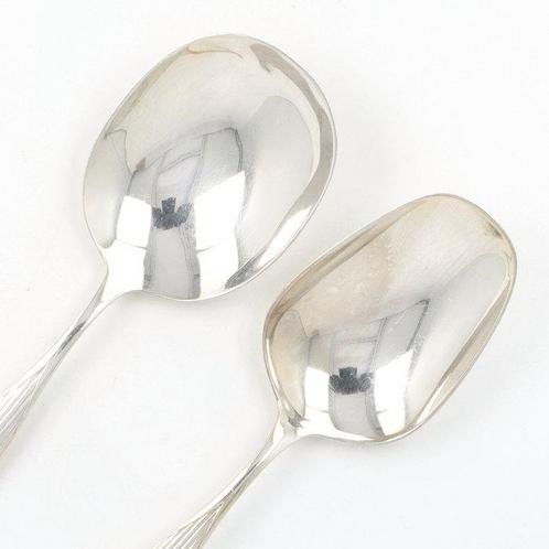 Robbe & Berking model: Metropolitan Serveerlepels - Lepel, Antiek en Kunst, Antiek | Goud en Zilver