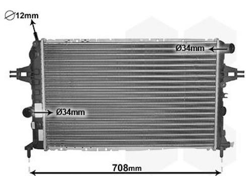 RADIATOR VOOR OPEL ASTRA G 1998-2004 09119484, Auto-onderdelen, Airco en Verwarming, Nieuw, Ophalen of Verzenden
