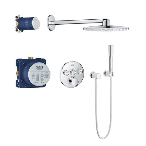 Grohe Smartcontrol Inbouw Mengkraan 2 Stralen Rond Chroom, Doe-het-zelf en Verbouw, Sanitair, Kraan, Nieuw, Chroom, Ophalen of Verzenden