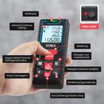 2dekans | Strex Laser Afstandsmeter 60m Bereik - Lasermeter, Doe-het-zelf en Verbouw, Meetapparatuur, Ophalen of Verzenden, Zo goed als nieuw