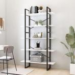 vidaXL Boekenkast met 5 schappen 100x30x175 cm bewerkt hout, Huis en Inrichting, Kasten | Boekenkasten, 100 tot 150 cm, Verzenden